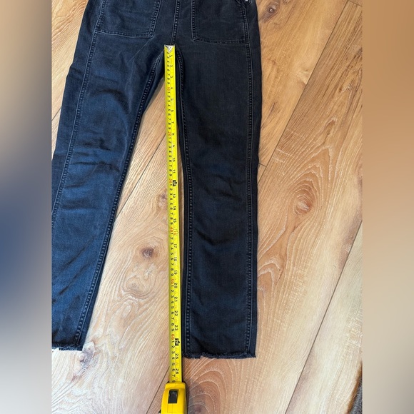 Madewell XS sz 24p Black Overalls Lunar Wash - Picture 4 of 5